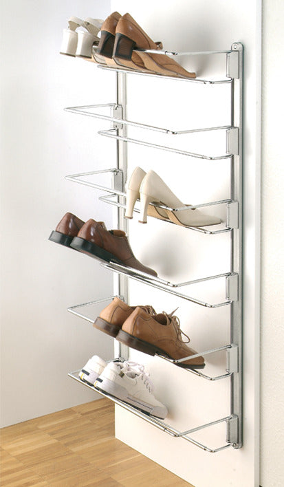 Wall Rail f Shoe Rack 1120x31.5x14mm Chr