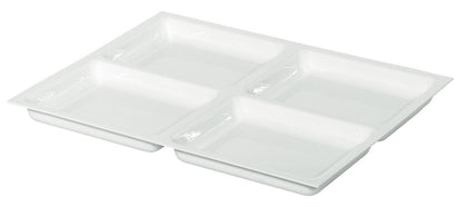 Variant D 28mm Tray 4 Compartments Wht