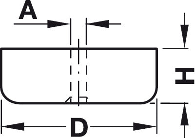 Orlita Furniture Glide 40mm Pl Black