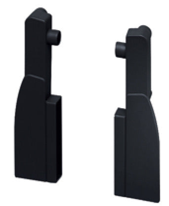 NovaPro Del Rect Rail Clips L.Gry