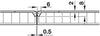 Self Support Fold Table Hinge Brass Matt