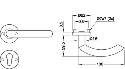 Startec Champ Lever Hdls/Rose 304 SSS