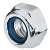 Hexagon Locking Nut M5 St Galv/Nyl Ins