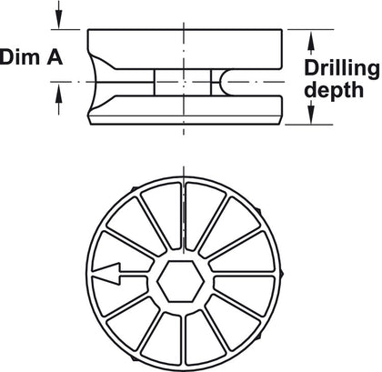 Maxifix Housing SW6 35mm ZA Bright