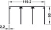 Aluflex 80 Tri Top Track 60mm 3.0m SAA