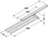 Towel Rail 2-Arm 440mm Alu PC