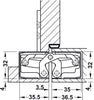 Tectus TE640 3D 180D Hinge PBP