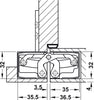 Tectus TE540 3D 180D Hinge PBP