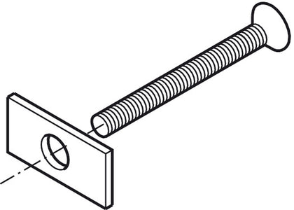 Startec Carlo Fixing Bolts M6x90mm