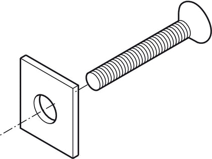 Startec Claudio Fixing Bolts M8x55mm