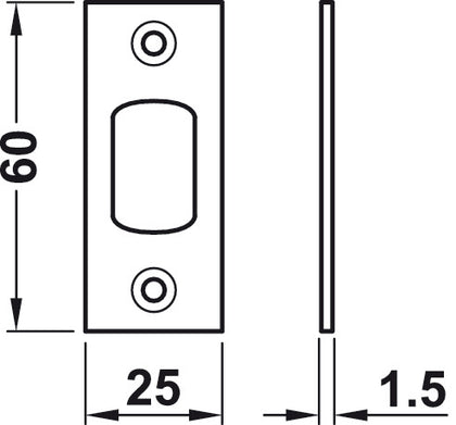 Forend and Strike Plate Set PSS