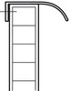 Ella Pull Handle ZA Matt Chrome 32mm cc