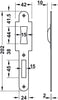 Roller Bolt Mort Latch+Deadbolt 85mm SSS