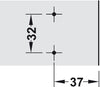 Smuso Quick 2mm Mounting Plate 1prt Cruci Euro