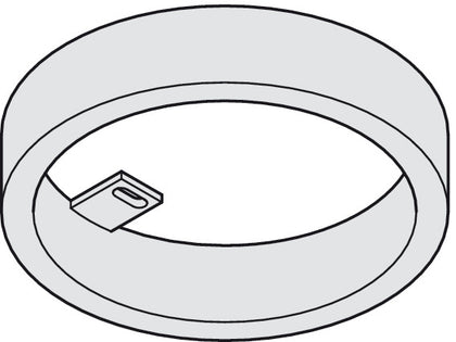 Loox LED3001 Bezel Rnd SM 24V Slv