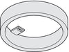 Loox LED3001 Bezel Rnd SM 24V Slv