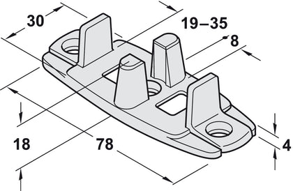 Single 60+Twin 60 Dbl Btm Guide Pl Nat