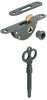 Hook Bolt Mortice Lock BS 9mm UH St Brz