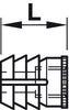 Glue-In Sleeve M4 D8x8mm Plastic