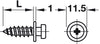 Modular Screw Collared D5x32.0mm St Galv