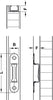 Modular Plate Push Fit 58x13mm St Burn