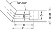 Minifix GV Mitre Joint 7/24mm St Galv