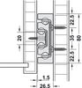 DA4160 BB Drawer Runner Full 255kg 350mm ASS