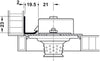 Spcl Strike Plate for Sgl Pan Door St NP