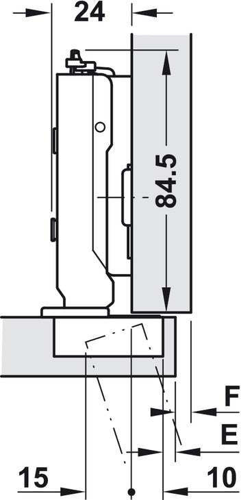 Tiomos 110D Hinge Click SC Ful Night/Ant