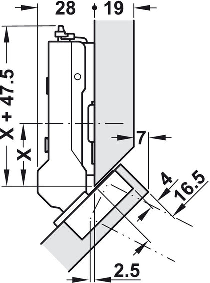 Tiomos 110/45D Hinge Click w SC SF Full