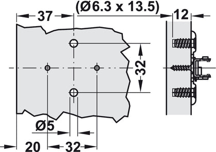 Tiomos 0mm M.Plt 2prt Click 4 Cruci PM