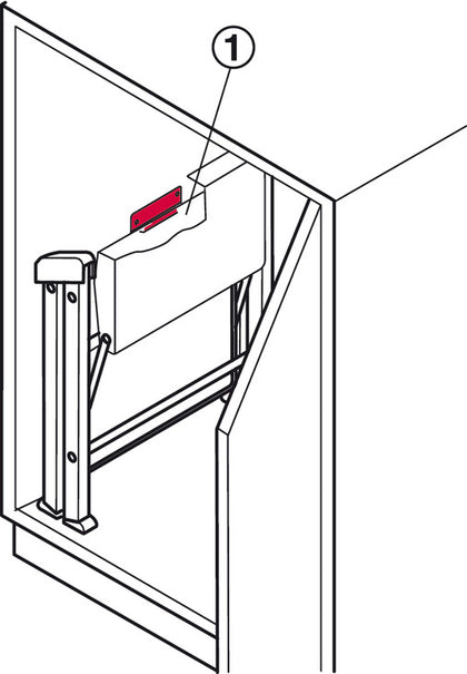 Stepfix Step Stool Cabinet Brkt 50504942