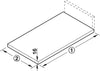 NovaPro Del Std Drawer Set 90/450mm Met