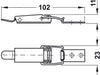 Spring Clip 102mm St Galv