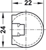 Rafix 20 TAB House w Ridge 16mm Pl Black