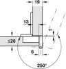 Aximat 100 250D Hinge Full SF Hospa