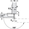 Aximat 100 180D Hinge Half SF Hospa