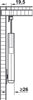 Hex Key SW10 f Hafele Maxi Flap Fittings