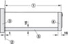 NovaPro Del Std Drawer Set 90/450mm Met