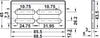 MX Spacer 3mm for Cabinet Rail Gry