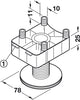 Plinth Foot Adj 150mm Screw Pl Blk