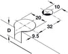 Rafix 20 Housing wo Ridge 16mm Pl White