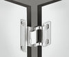 240D SS Hinge 10-13mm Doors Half Hospa