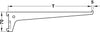 Flange Bracket 2 Hk 70x350mm 55kg Wht