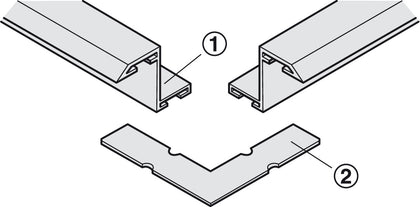 Corner Connector for Z Frame Profile SS