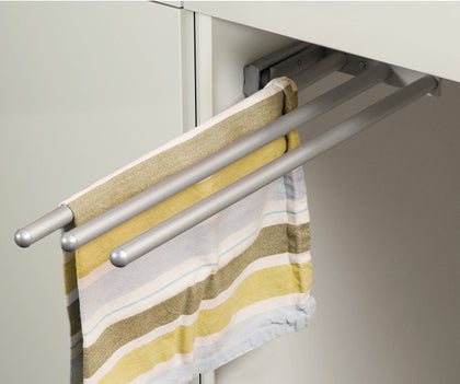 Towel Rail 2-Arm 440mm Alu PC