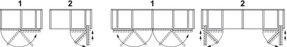 Finetta Spinfront 60 2D Set 1200-1400mm