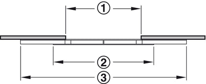 Extend Table Runners 60kg 850mm St Galv