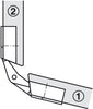 Mitred Flap Hinge 120D for 22.5D App