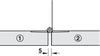 270D Flap Hinge Steel PNP